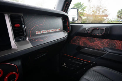 Topo 3 Piece Dash Kit (Printed Series) - 2021+ Bronco - Speedlogix
