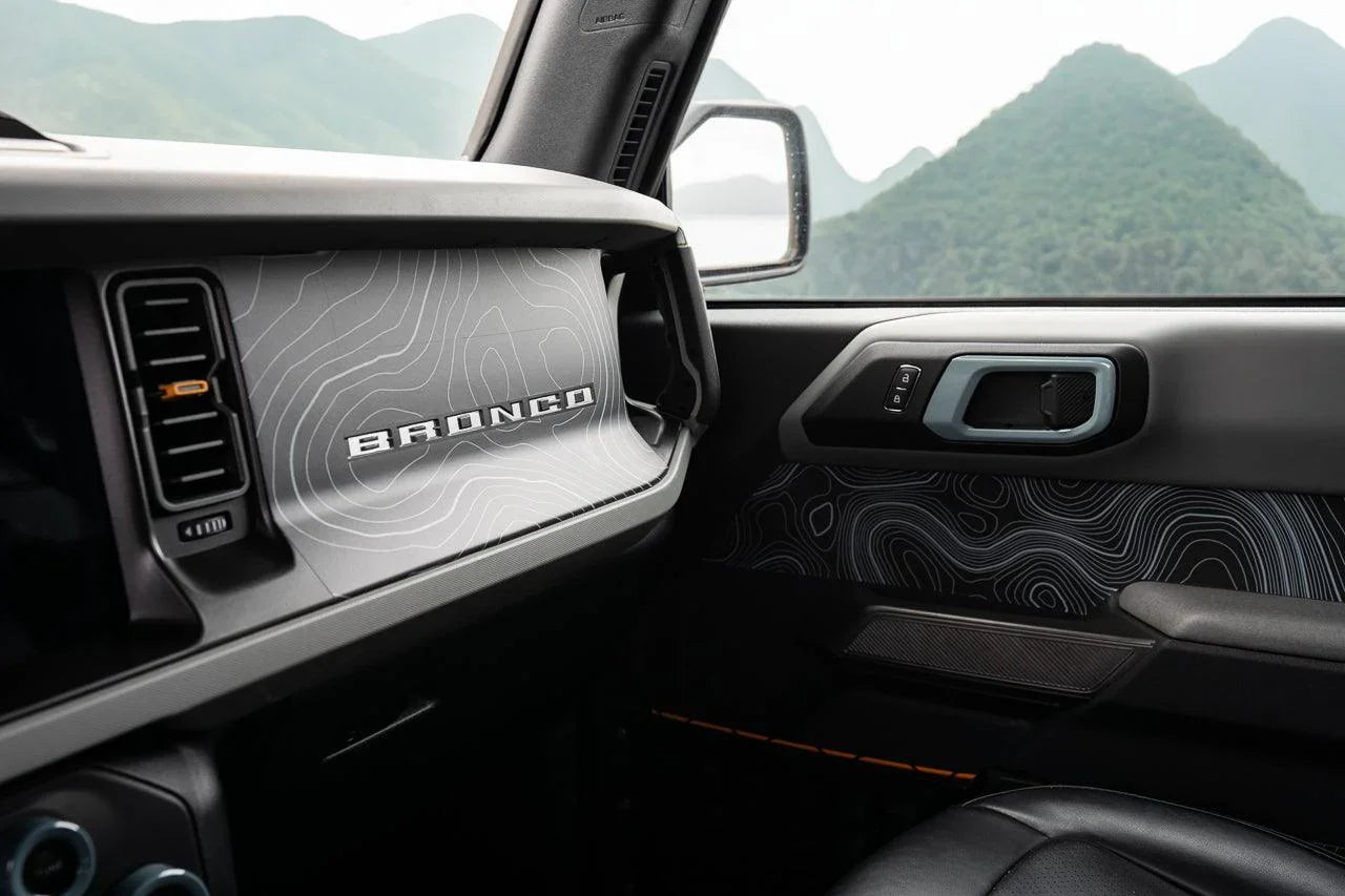 Topo 3 Piece Dash Kit (Printed Series) - 2021+ Bronco - Speedlogix