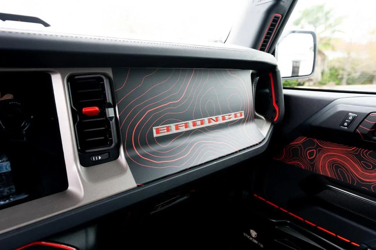 Topo 3 Piece Dash Kit (Printed Series) - 2021+ Bronco - Speedlogix