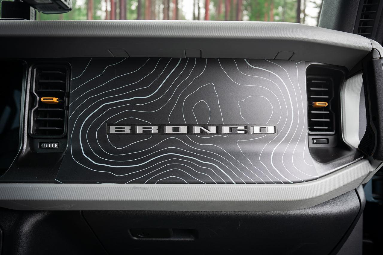 Topo 3 Piece Dash Kit (Printed Series) - 2021+ Bronco - Speedlogix