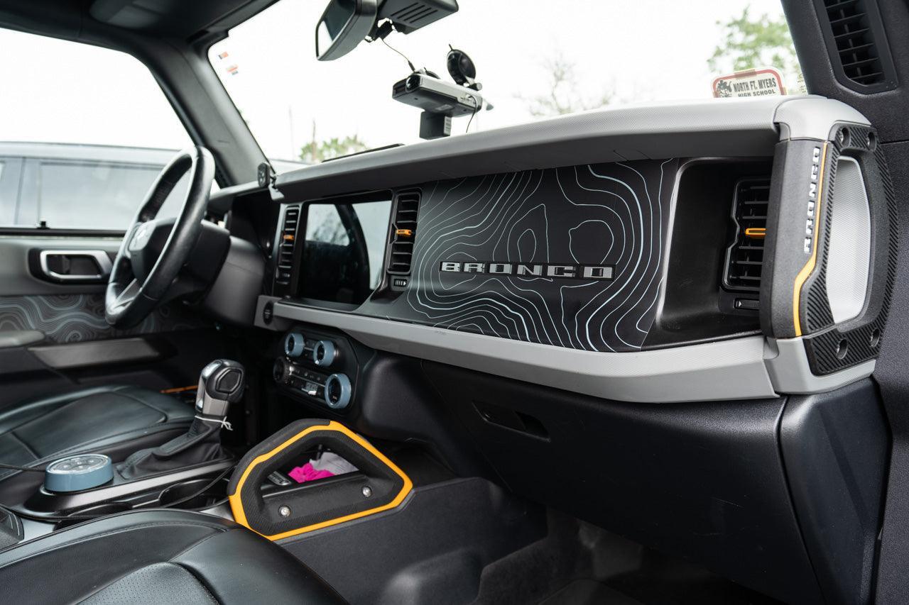 Topo 3 Piece Dash Kit (Printed Series) - 2021+ Bronco - Speedlogix