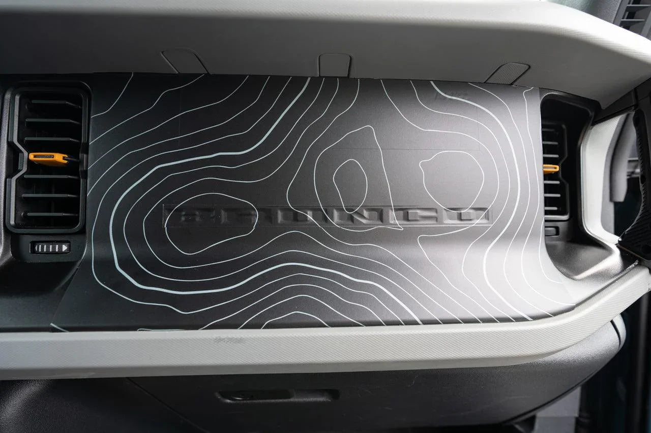 Topo 3 Piece Dash Kit (Printed Series) - 2021+ Bronco - Speedlogix