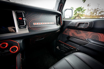 Topo 3 Piece Dash Kit (Printed Series) - 2021+ Bronco - Speedlogix