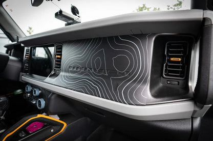 Topo 3 Piece Dash Kit (Printed Series) - 2021+ Bronco - Speedlogix