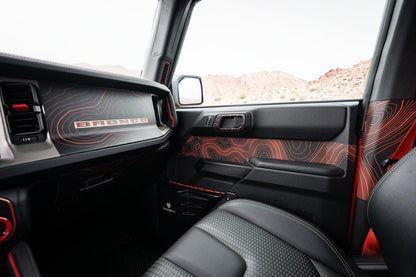 Topo 3 Piece Dash Kit (Printed Series) - 2021+ Bronco - Speedlogix