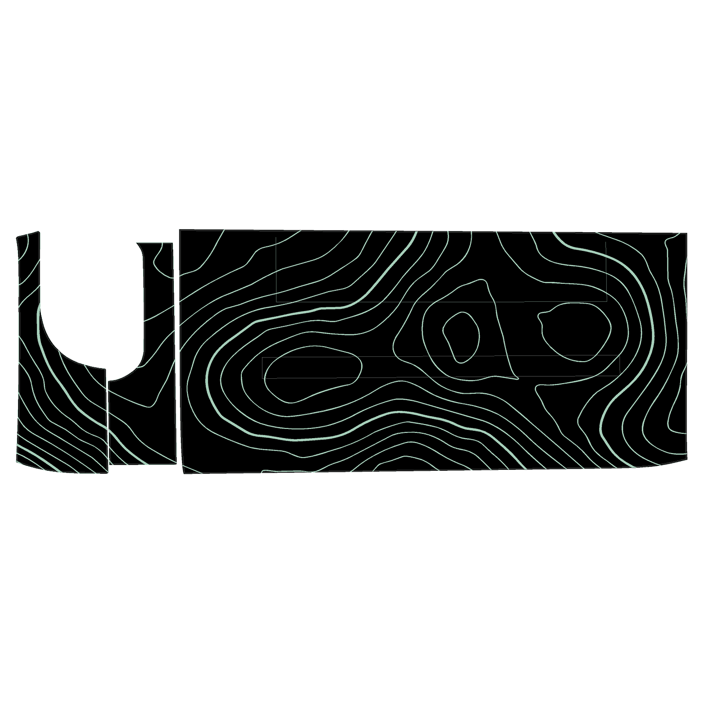 Topo 3 Piece Dash Kit (Printed Series) - 2021+ Bronco - Speedlogix