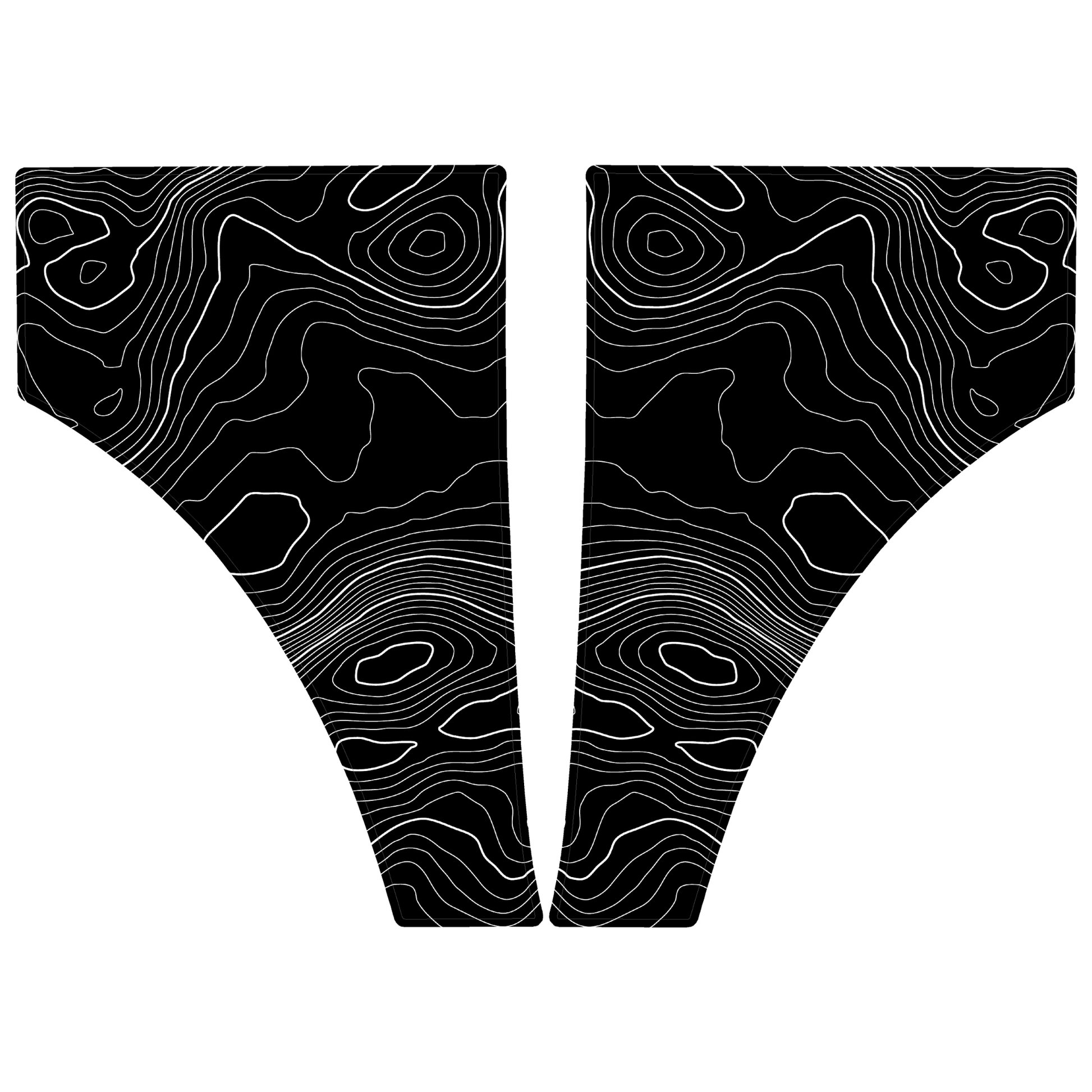 Topo American Flag Fender Overlays - 2021+ Bronco - Speedlogix