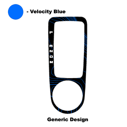 Topo Automatic Shifter Overlay (Printed Series) - 2021+ Bronco Automatic - Speedlogix