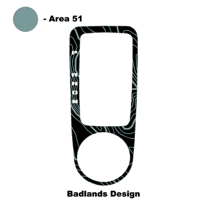 Topo Automatic Shifter Overlay (Printed Series) - 2021+ Bronco Automatic - Speedlogix