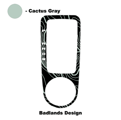 Topo Automatic Shifter Overlay (Printed Series) - 2021+ Bronco Automatic - Speedlogix