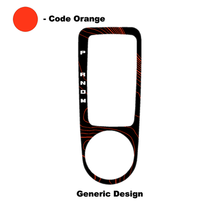 Topo Automatic Shifter Overlay (Printed Series) - 2021+ Bronco Automatic - Speedlogix