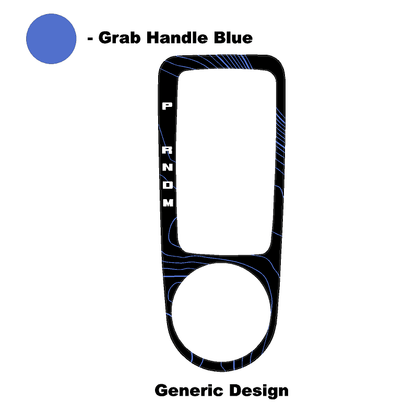 Topo Automatic Shifter Overlay (Printed Series) - 2021+ Bronco Automatic - Speedlogix