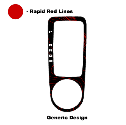 Topo Automatic Shifter Overlay (Printed Series) - 2021+ Bronco Automatic - Speedlogix