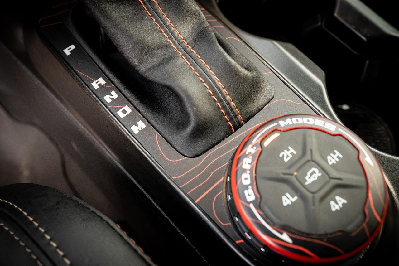 Topo Automatic Shifter Overlay (Printed Series) - 2021+ Bronco Automatic - Speedlogix