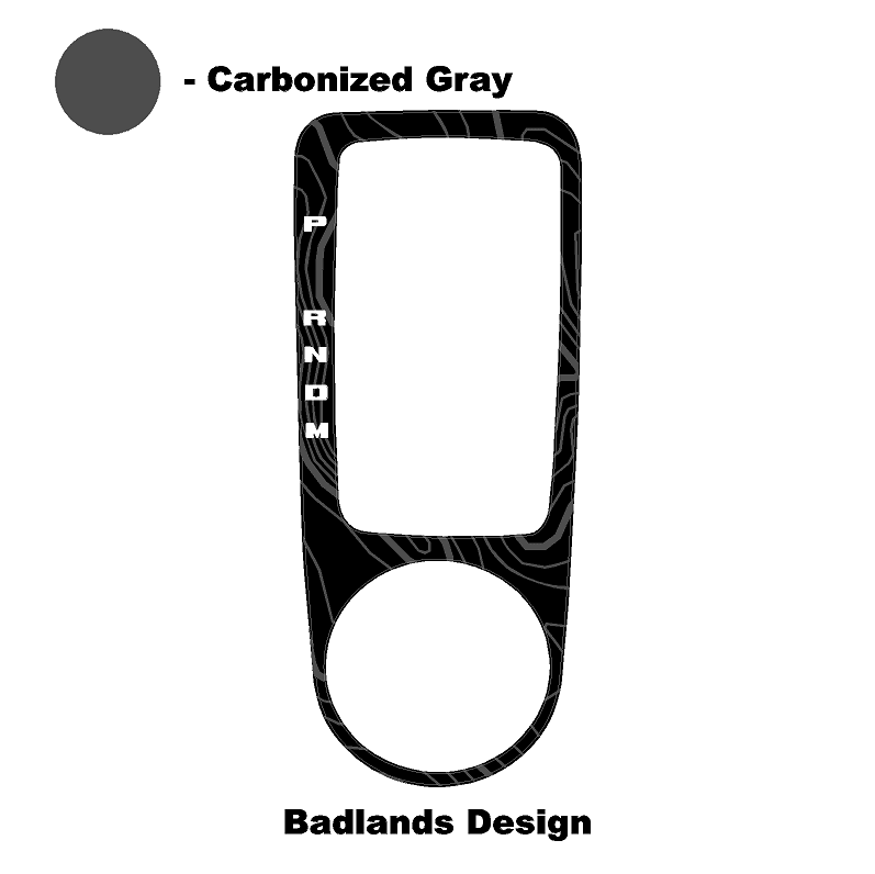 Topo Automatic Shifter Overlay (Printed Series) - 2021+ Bronco Automatic - Speedlogix