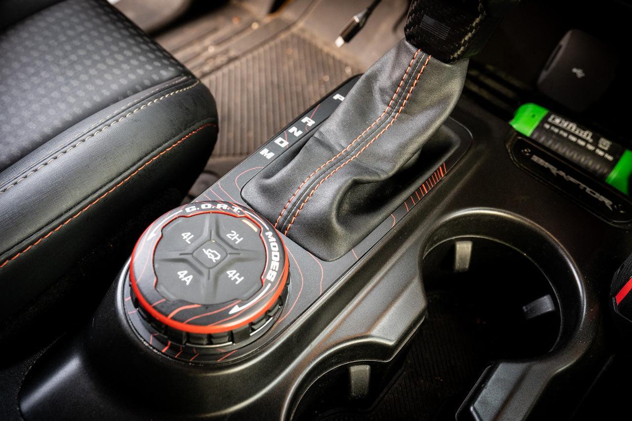 Topo Automatic Shifter Overlay (Printed Series) - 2021+ Bronco Automatic - Speedlogix
