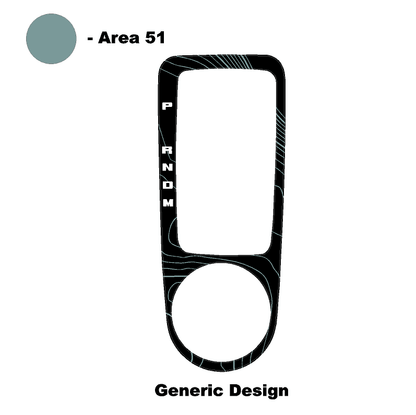 Topo Automatic Shifter Overlay (Printed Series) - 2021+ Bronco Automatic - Speedlogix