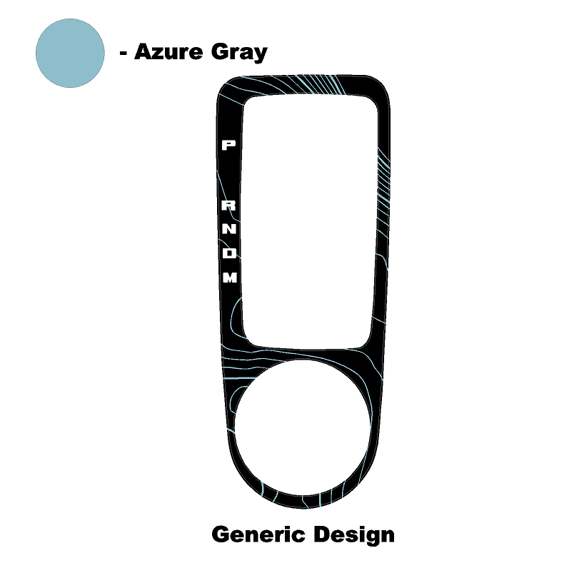 Topo Automatic Shifter Overlay (Printed Series) - 2021+ Bronco Automatic - Speedlogix