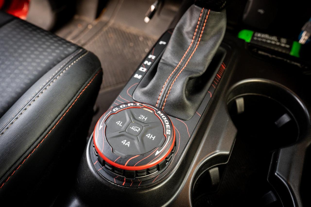 Topo Automatic Shifter Overlay (Printed Series) - 2021+ Bronco Automatic - Speedlogix