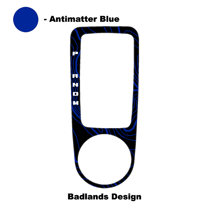 Topo Automatic Shifter Overlay (Printed Series) - 2021+ Bronco Automatic - Speedlogix