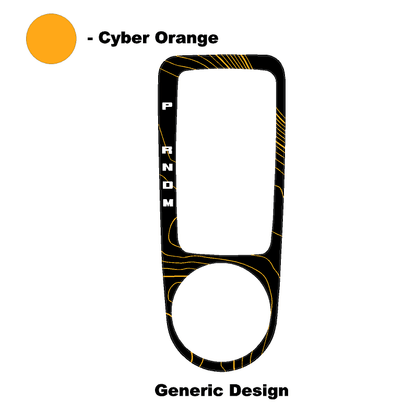 Topo Automatic Shifter Overlay (Printed Series) - 2021+ Bronco Automatic - Speedlogix