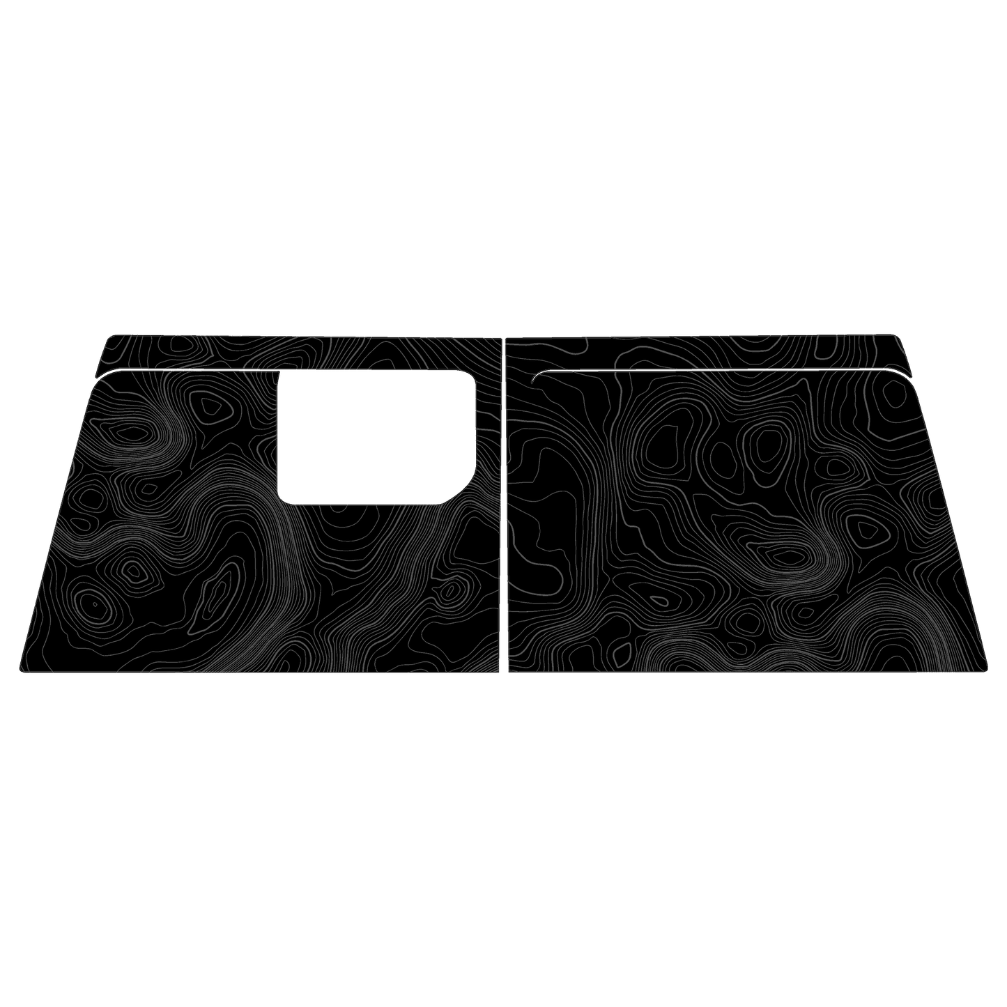 Topo Cargo Area Overlay Kit Part 1 (Printed Series) - 2021+ Bronco 4 Door - Speedlogix