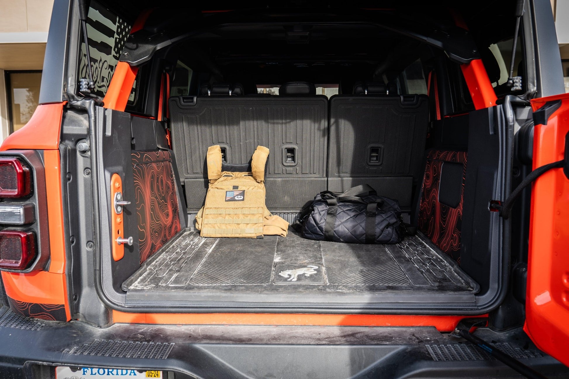 Topo Cargo Area Overlay Kit Part 1 (Printed Series) - 2021+ Bronco 4 Door - Speedlogix