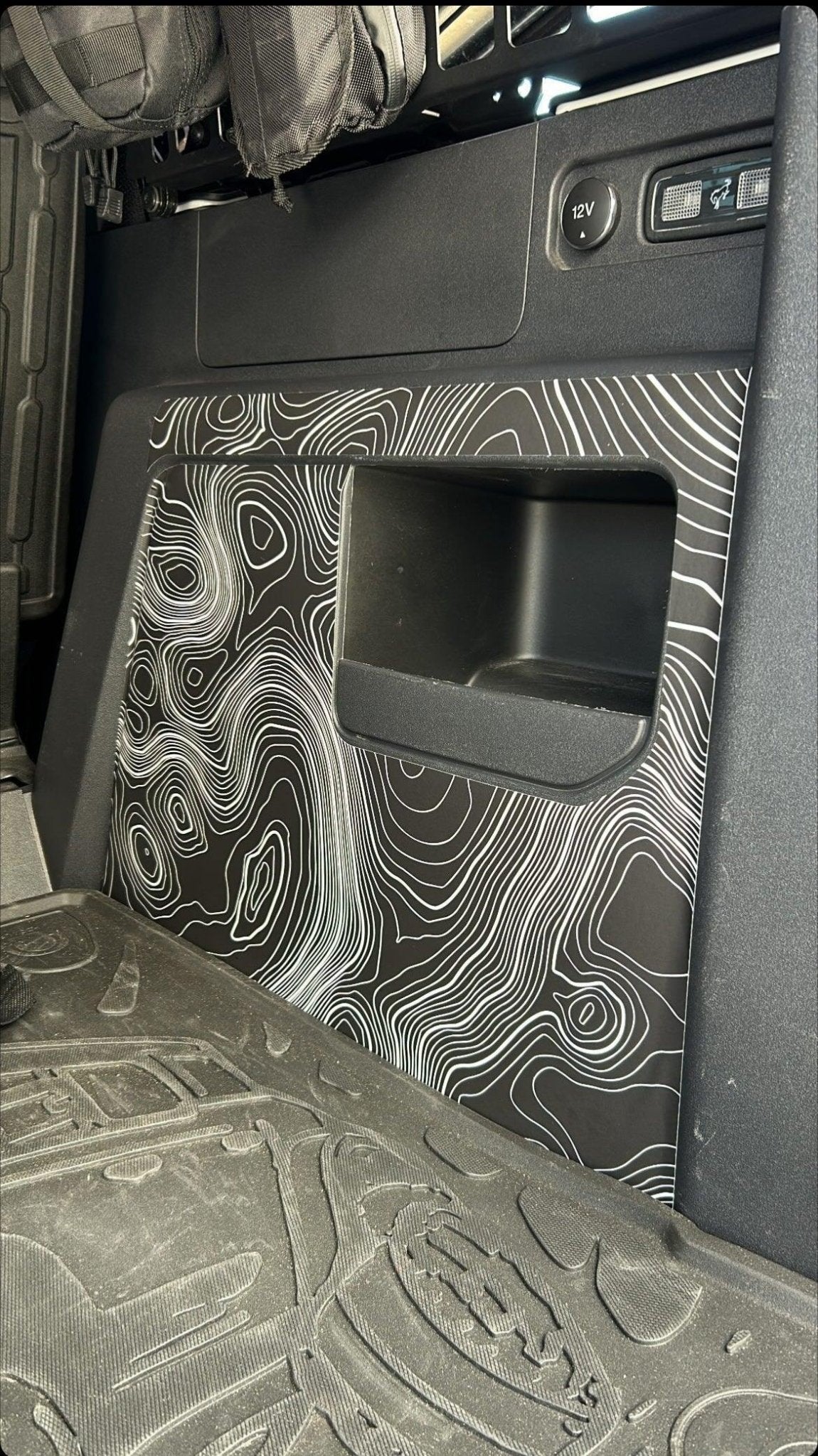 Topo Cargo Area Overlay Kit Part 1 (Printed Series) - 2021+ Bronco 4 Door - Speedlogix