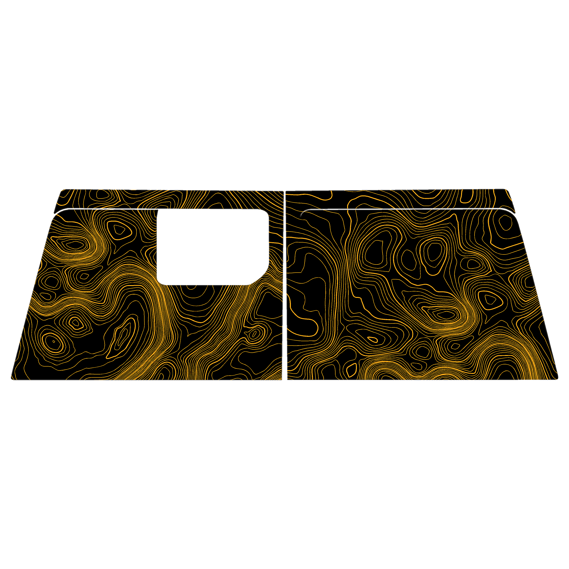 Topo Cargo Area Overlay Kit Part 1 (Printed Series) - 2021+ Bronco 4 Door - Speedlogix