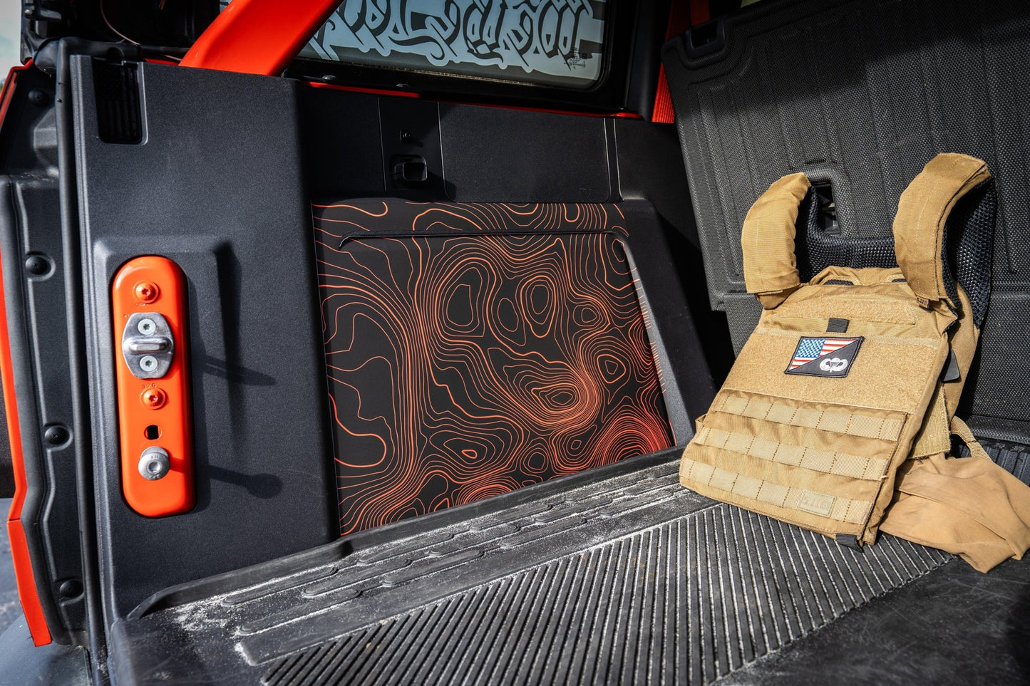 Topo Cargo Area Overlay Kit Part 1 (Printed Series) - 2021+ Bronco 4 Door - Speedlogix