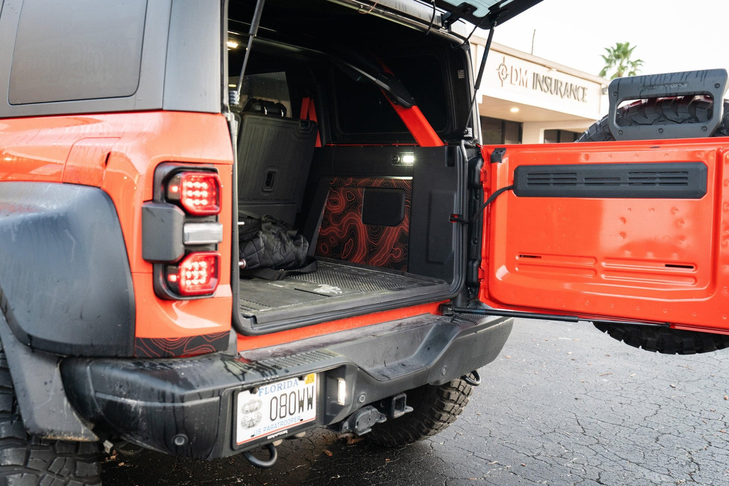 Topo Cargo Area Overlay Kit Part 1 (Printed Series) - 2021+ Bronco 4 Door - Speedlogix