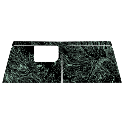 Topo Cargo Area Overlay Kit Part 1 (Printed Series) - 2021+ Bronco 4 Door - Speedlogix