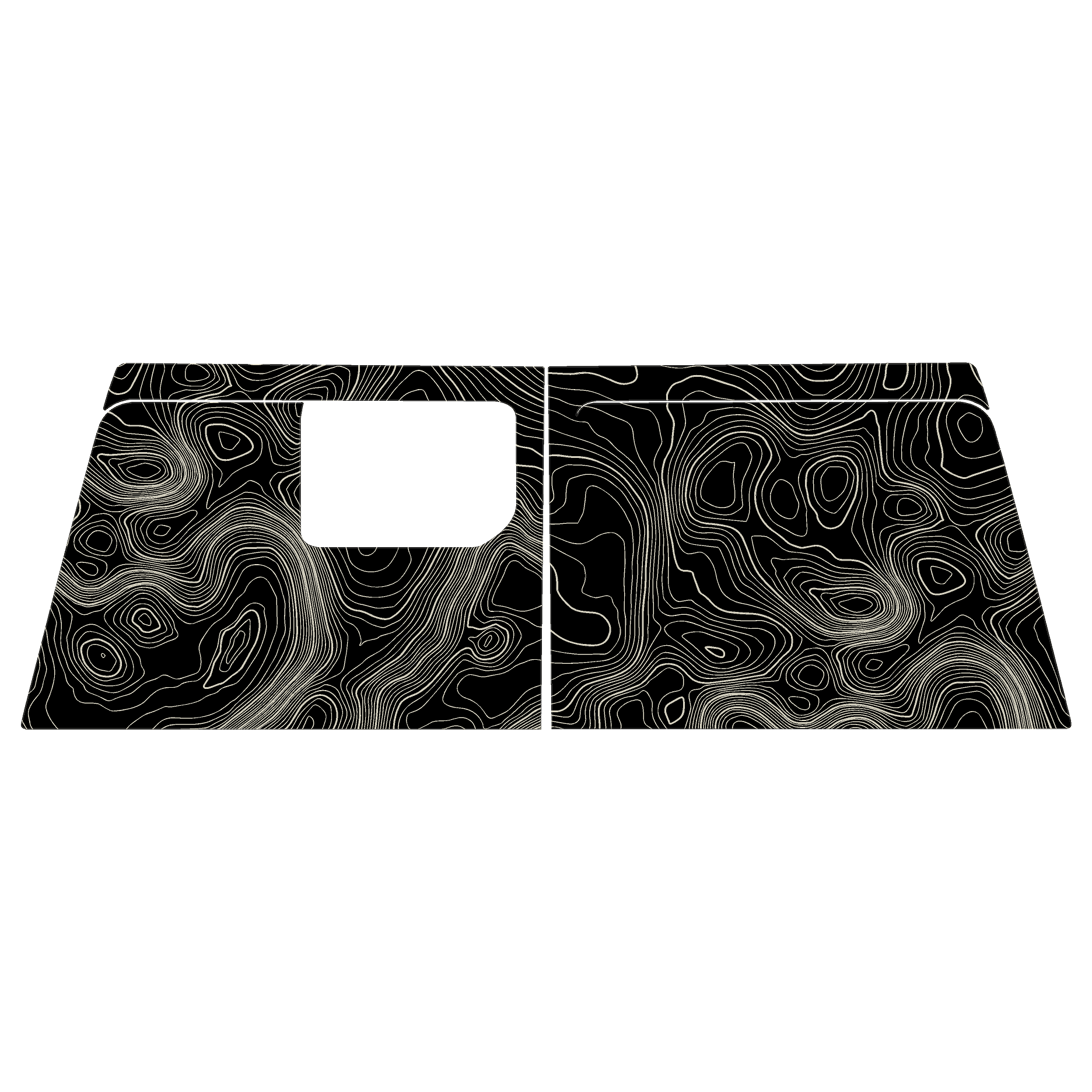 Topo Cargo Area Overlay Kit Part 1 (Printed Series) - 2021+ Bronco 4 Door - Speedlogix