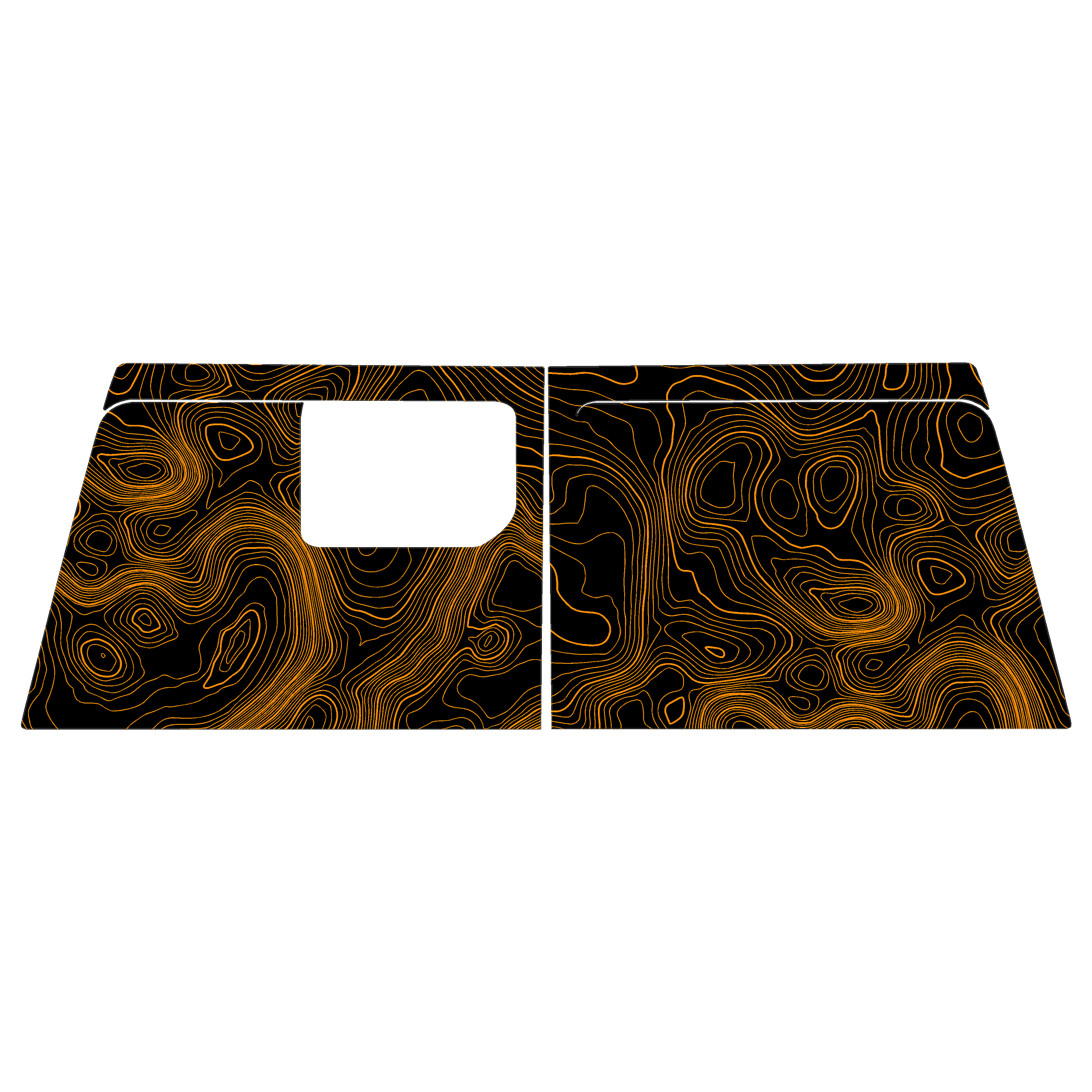 Topo Cargo Area Overlay Kit Part 1 (Printed Series) - 2021+ Bronco 4 Door - Speedlogix