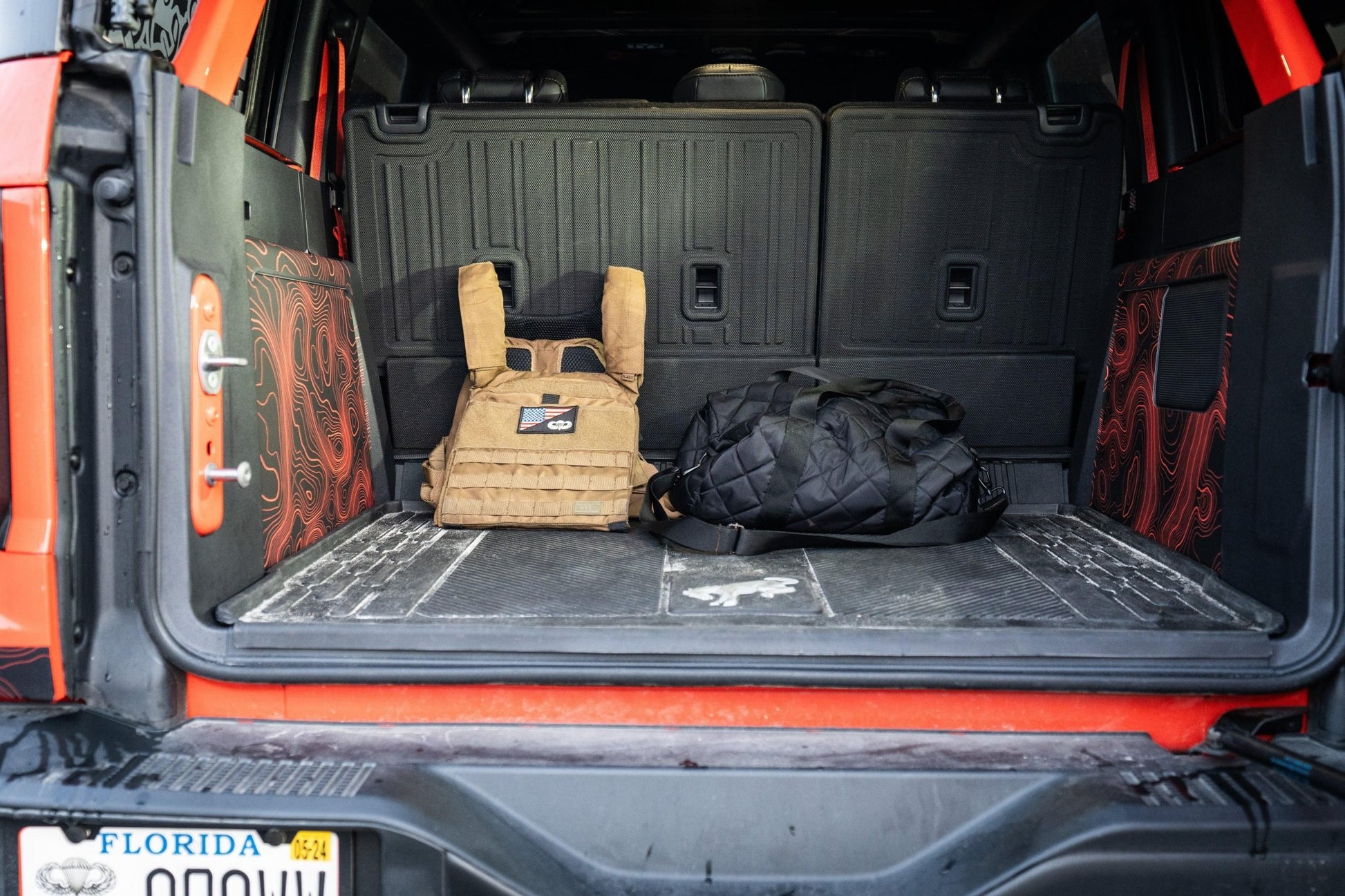 Topo Cargo Area Overlay Kit Part 1 (Printed Series) - 2021+ Bronco 4 Door - Speedlogix