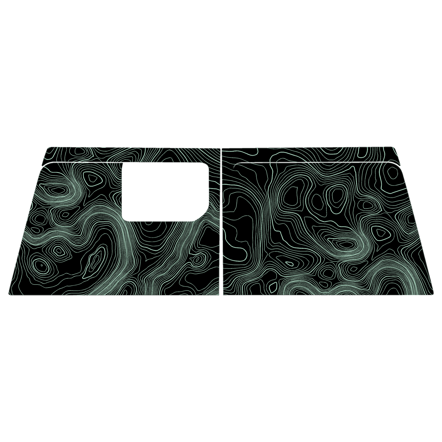 Topo Cargo Area Overlay Kit Part 1 (Printed Series) - 2021+ Bronco 4 Door - Speedlogix