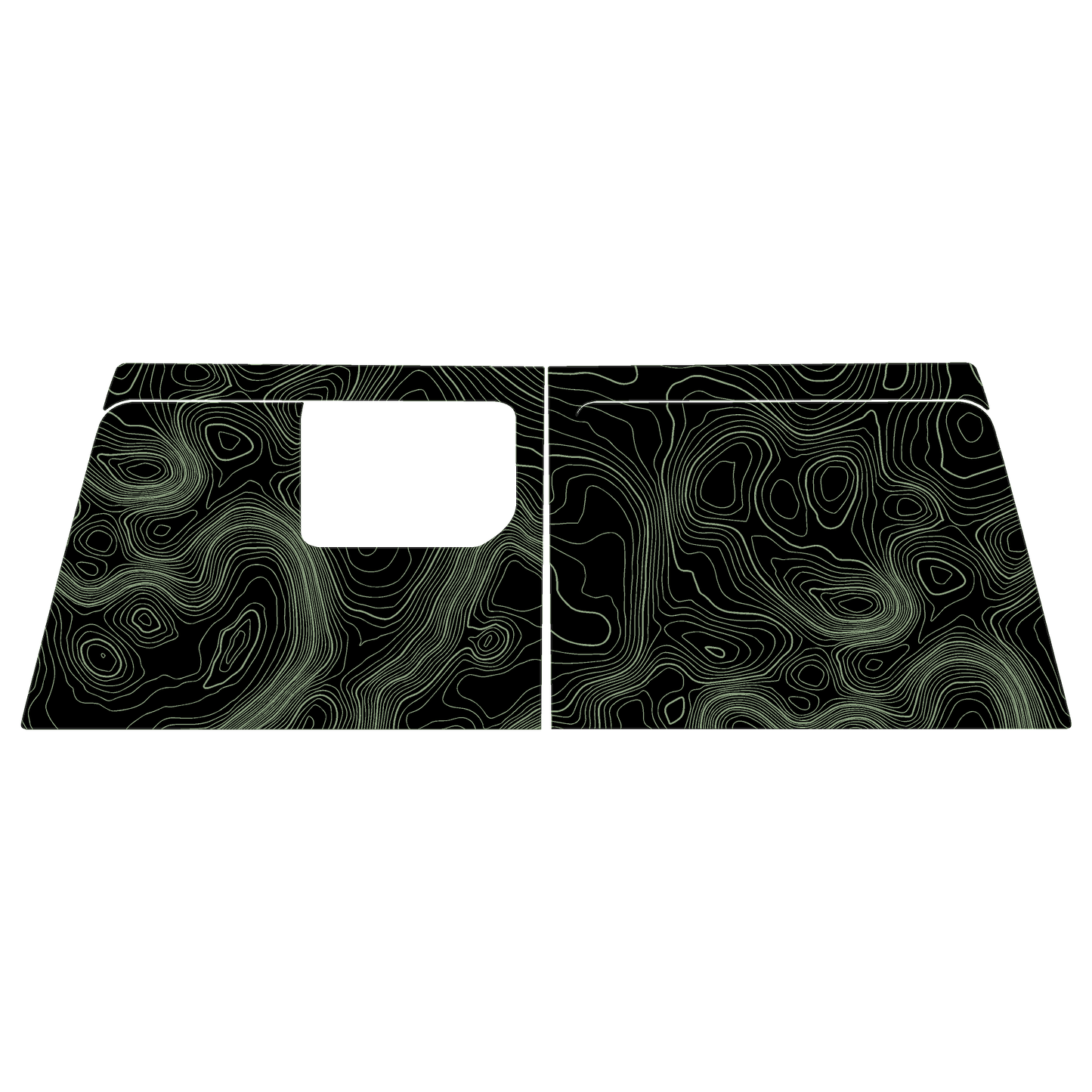 Topo Cargo Area Overlay Kit Part 1 (Printed Series) - 2021+ Bronco 4 Door - Speedlogix