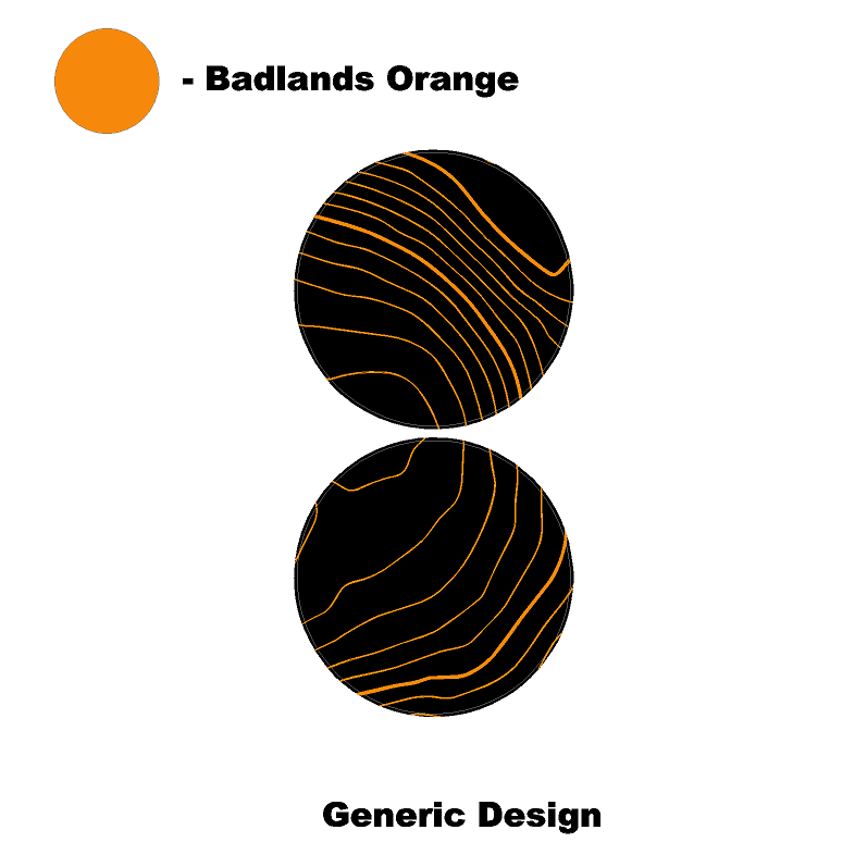 Topo Cup Holder Inserts (Printed Series + Acrylic) - 2021+ Bronco - Speedlogix