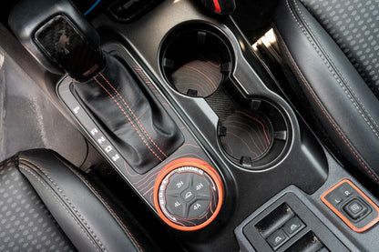 Topo Cup Holder Inserts (Printed Series + Acrylic) - 2021+ Bronco - Speedlogix