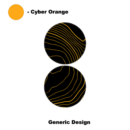 Topo Cup Holder Inserts (Printed Series + Acrylic) - 2021+ Bronco - Speedlogix