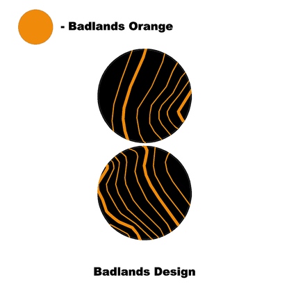 Topo Cup Holder Inserts (Printed Series + Acrylic) - 2021+ Bronco - Speedlogix