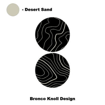 Topo Cup Holder Inserts (Printed Series + Acrylic) - 2021+ Bronco - Speedlogix