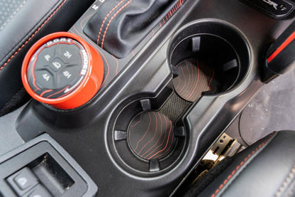 Topo Cup Holder Inserts (Printed Series + Acrylic) - 2021+ Bronco - Speedlogix