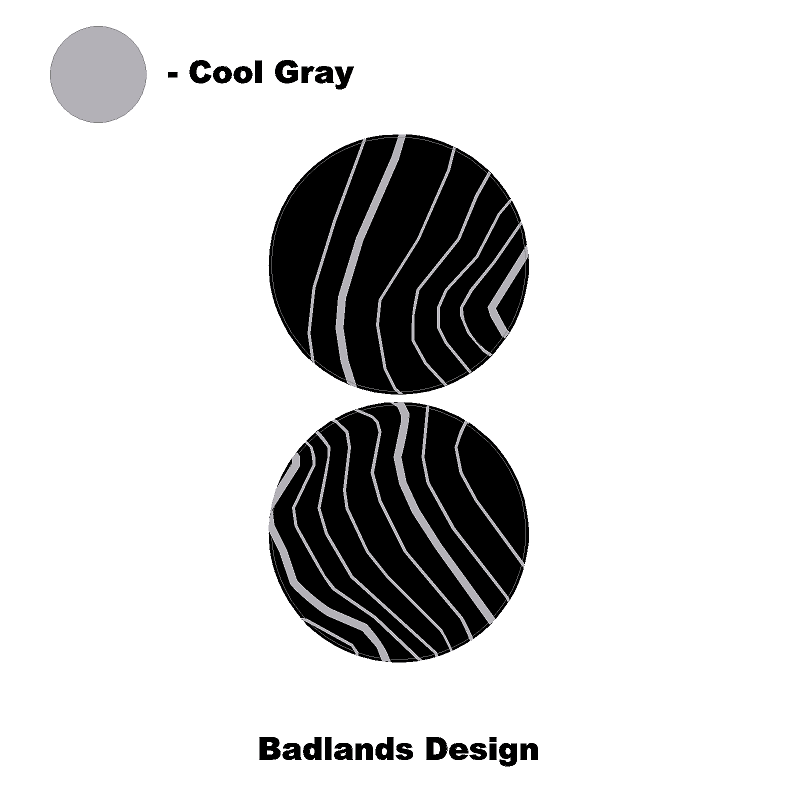 Topo Cup Holder Inserts (Printed Series + Acrylic) - 2021+ Bronco - Speedlogix