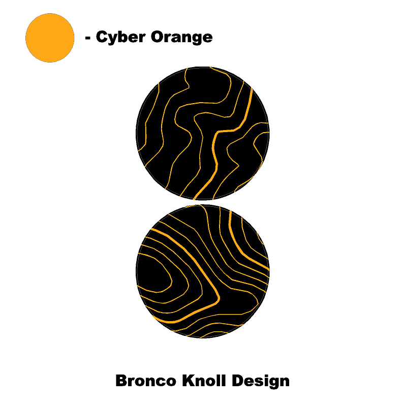 Topo Cup Holder Inserts (Printed Series + Acrylic) - 2021+ Bronco - Speedlogix