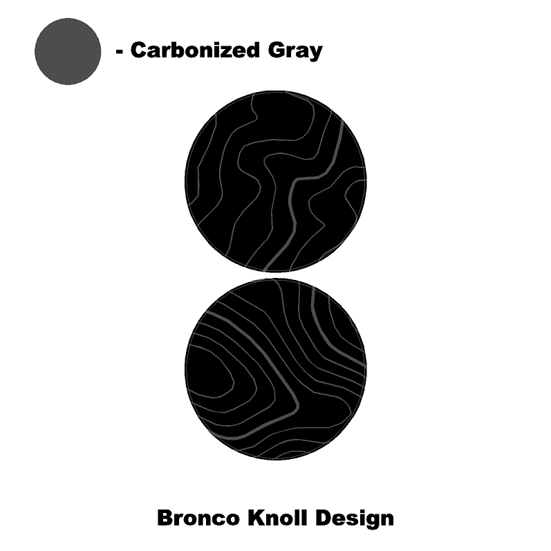 Topo Cup Holder Inserts (Printed Series + Acrylic) - 2021+ Bronco - Speedlogix