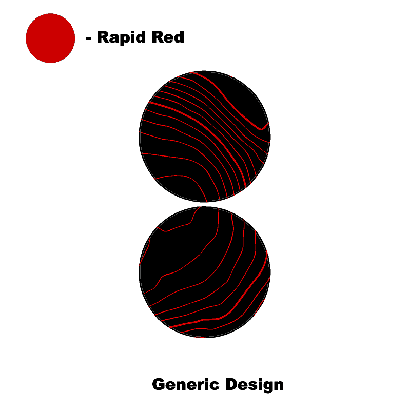 Topo Cup Holder Inserts (Printed Series + Acrylic) - 2021+ Bronco - Speedlogix