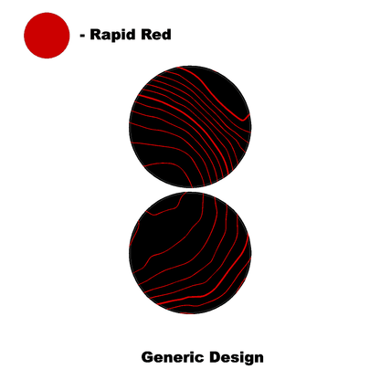 Topo Cup Holder Inserts (Printed Series + Acrylic) - 2021+ Bronco - Speedlogix