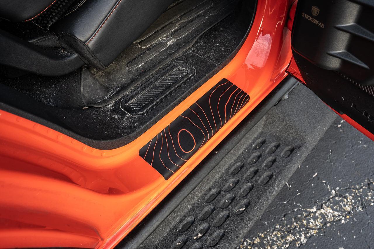 Topo Door Sill Protectors - 2021+ Bronco 2/4 Door - Speedlogix