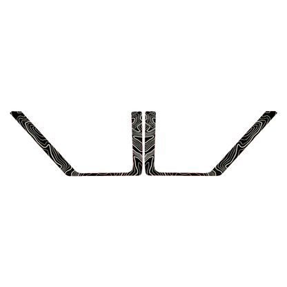 Topo Front Door Net Trim Overlay Kit (Printed Series) - 2021+ Bronco - Speedlogix